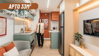 TOUR OF A 33m² COMPACT AND STYLISH APARTMENT