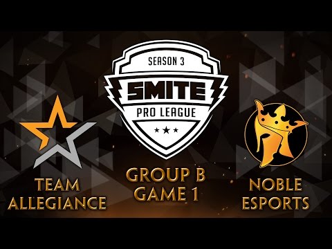 SMITE Pro League  Fall Split Group B - Team Allegiance vs. Noble eSports (Game 1)