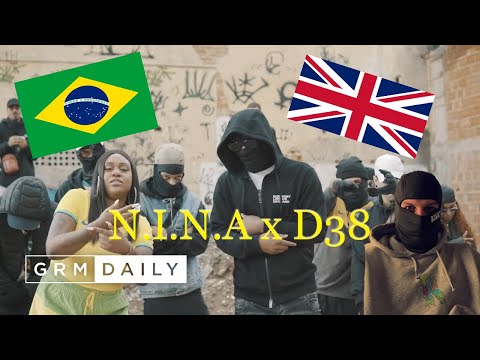 BRAZILIAN LINKUP!!! SWEDISH REACTION N.I.N.A x D38 - Q.Q.T.V.N.P [Music Video] | GRM Daily