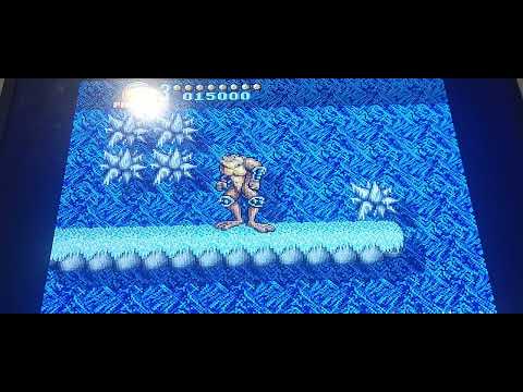 Getting under a spike ball trap in Battletoads in Battlemaniacs.