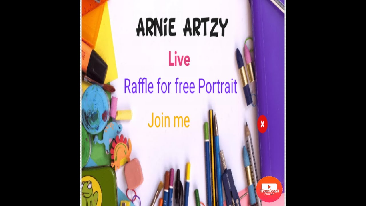Raffle for free portrait