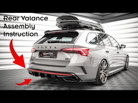 Skoda Octavia RS Mk4 Heckdiffusor Maxton Montage