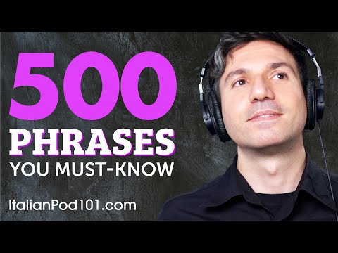 500 Phrases Every Italian Beginner Must Know