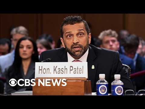 Watch Live: FBI Director Kash Patel testifies before Senate Judiciary Committee