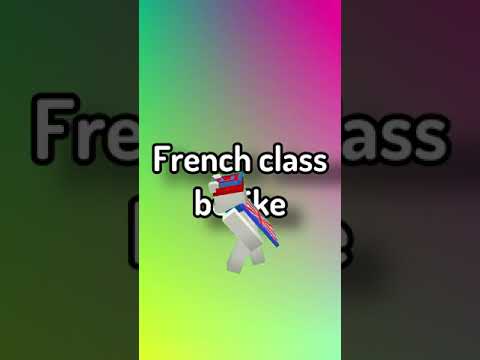 Furtay Bear - French class be like (Minecraft parody) | #shorts