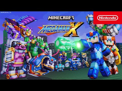 Minecraft: Mega Man X DLC - Launch Trailer - Nintendo Switch
