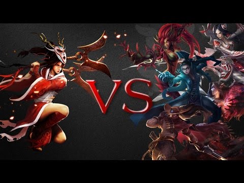 BEST AKALI WORLD VS 5 SILVER PLAYERS!! AMAZING MECHANICS!!