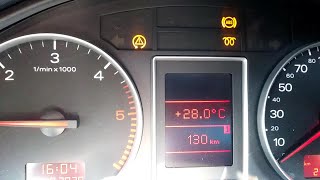 Cambiar interruptor sensor pedal freno Audi