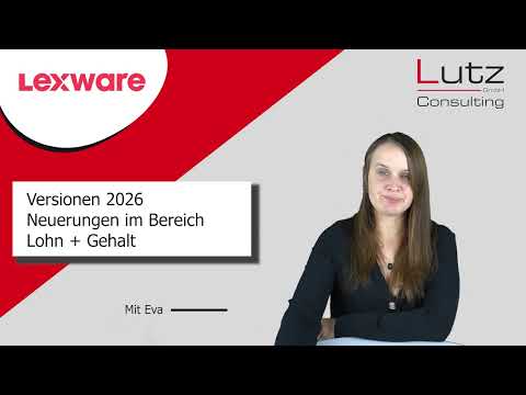 Lexware Jahresupdates 2026 - Lohn und Gehalt