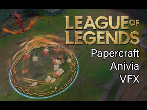 Papercraft Anivia skin visual effects