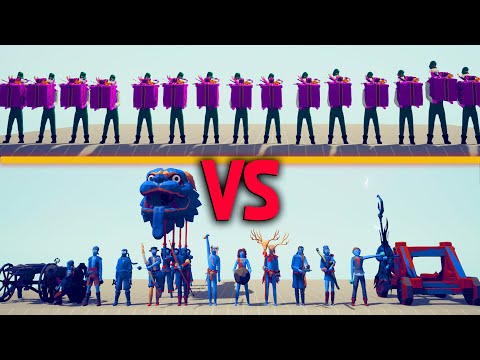 PRESENT ELF TEAM vs RANGED TEAM | TABS - Totally Accurate Battle Simulator