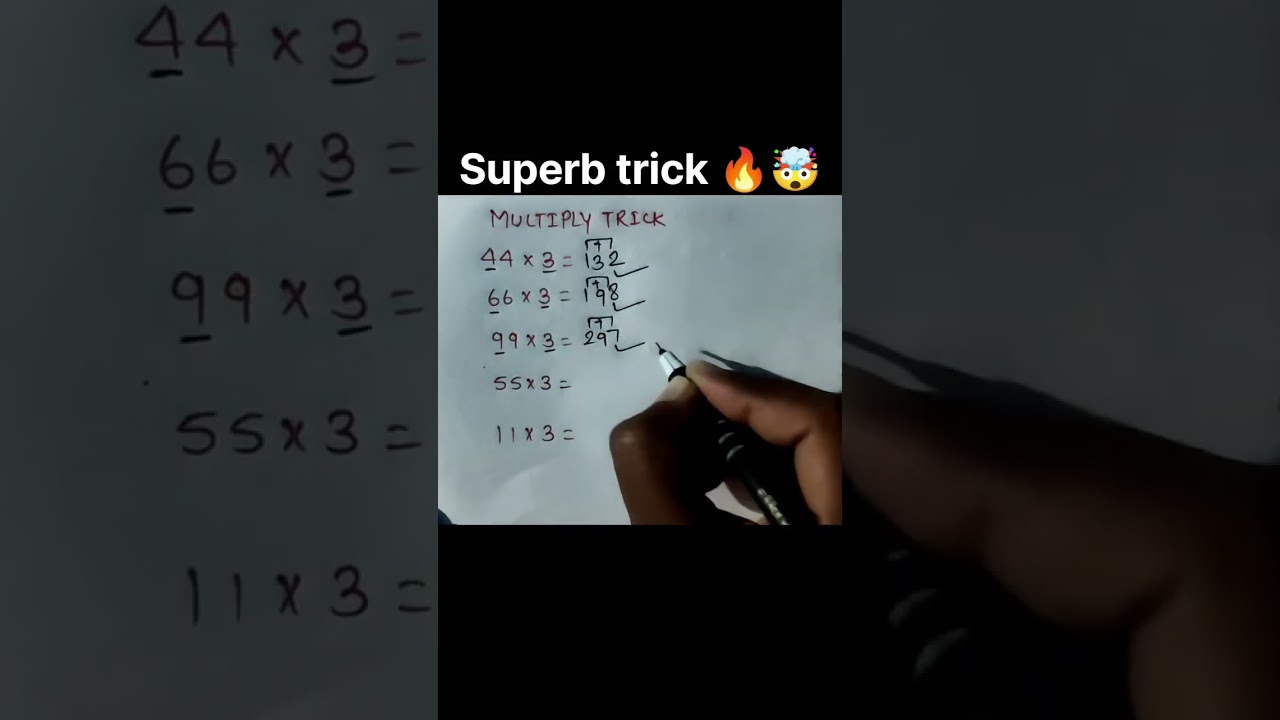 Superb trick magic 😎😎 #trending #maths #mathstricks #viral #reel #shortsfeed #ytshorts #mentalmath