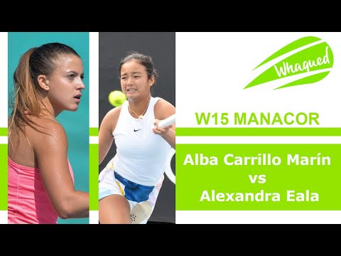 Alexandra Eala vs Alba Carrillo Marin - ITF Manacor 2021