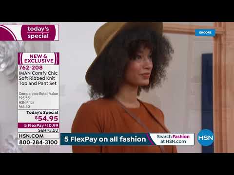 HSN | IMAN Global Chic Fashions 13th Anniversary - Fall Fashion Event 09.19.2021 - 04 AM