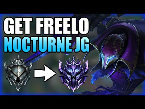 HOW TO CONSISTENTLY CARRY LOW ELO WITH NOCTURNE JUNGLE! Best Build/Runes S+ Beginners Guide!