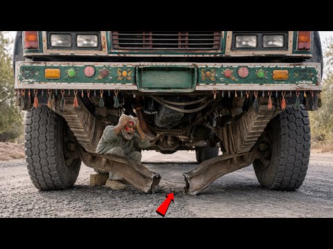 “Only Pakistani Mechanics Can Fix a Broken Axle Like This 💪”