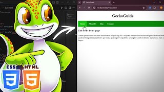 How to Create a Navigation Bar Using HTML and CSS (2025)