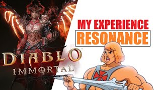 SMART CASUAL LEVEL UP RESONANCE | Diablo Immortal experience