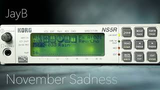 Video thumbnail for JayB - November Sadness [Atmospheric Breakbeat on Korg NS5R] by JayB