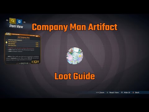 Borderlands 3 Loot Guide: Company Man Artifact