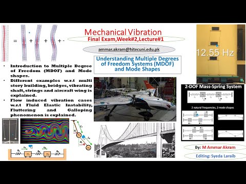 Introduction to Multiple Degree of Freedom (MDOF) and Mode shapes|Final Week#2,Part A