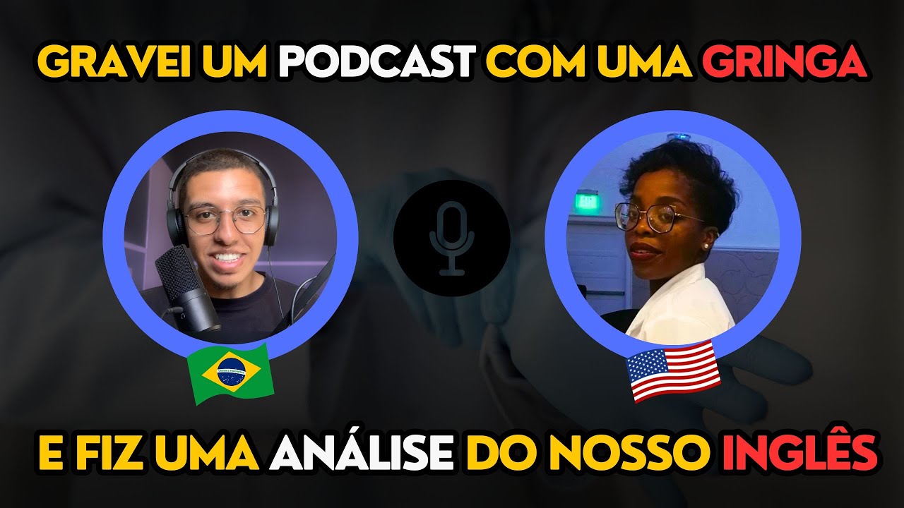 Entrevistei uma AMERICANA 🎙️ Mostrei Segredos do INGLÊS REAL da Conversação 🐒