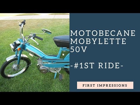 Motobecane Mobylette 50v - #1st ride!-  First Impressions