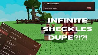 Grow a Garden Script | INFINITE SHECKLES DUPE