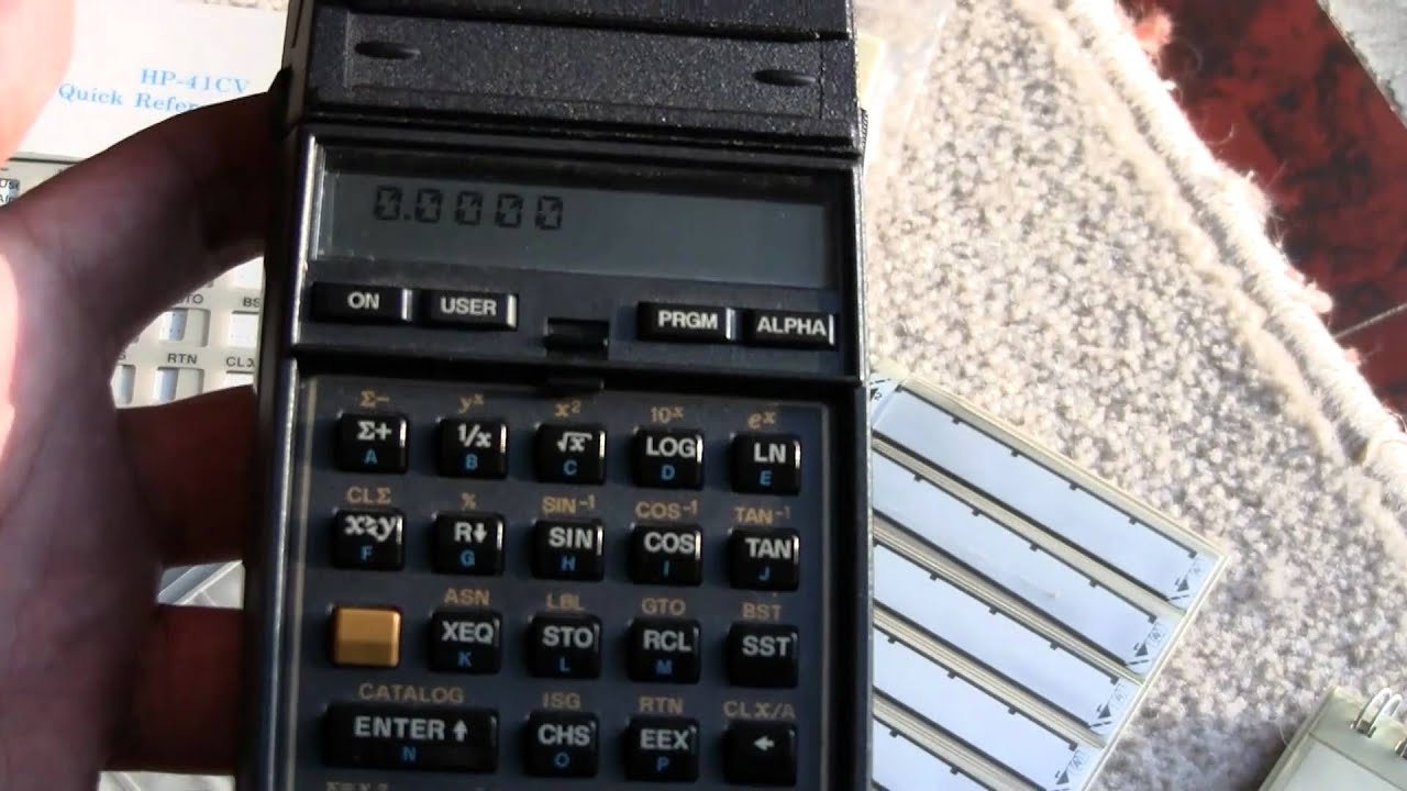 HP 41CV with Card Reader