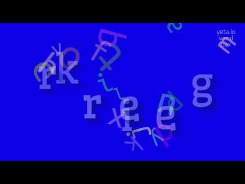 How to say "krieger"! (High Quality Voices)