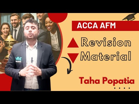ACCA AFM SYLLABUS CHANGES | TAHA POPATIA