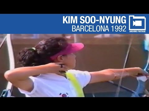 Olympic Champion Kim Soo-Nyung at Barcelona 1992 | Archive Footage