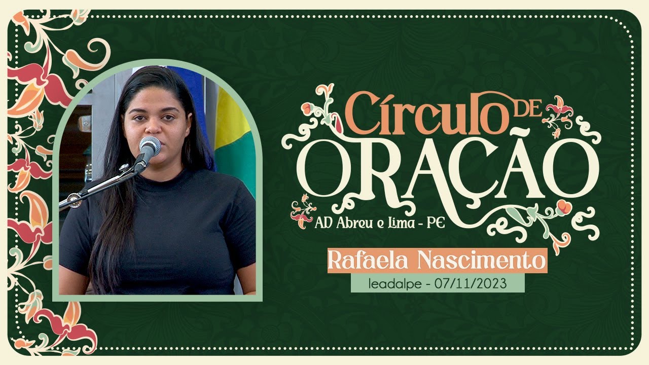 Rafaela Nascimento - Mensagem Bíblica - Ieadalpe - 07/11/2023.