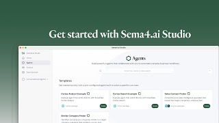How to Build AI Agents: Complete Sema4.ai Studio Tour