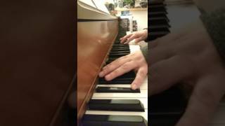Piano cover of "I'll Let You Down" by Frank Iero and The Patience