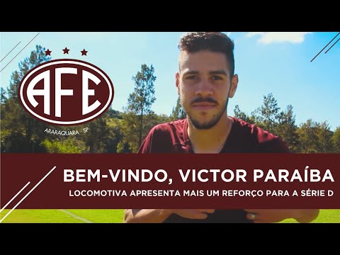 VÍDEO / VICTOR PARAÍBA É O NOVO REFORÇO DA FERROVIÁRIA!