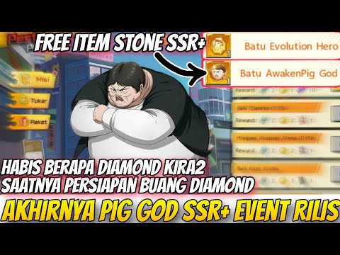 PIG GOD SSR+ EVENT ANNIVERSARY 🔥, FREE STONE SSR+, PERKIRAAN DIAMOND - One Punch Man The Strongest