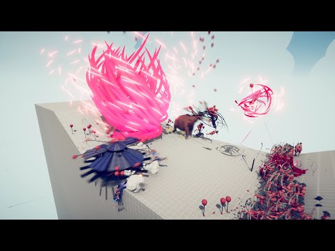 100 Long-range attacking units vs All Boss - Tabs - Totally Accurate Battle Simulator