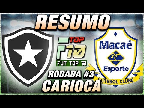 Resumo Botafogo 3 x 1 Macaé  l Campeonato Carioca