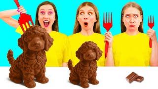 Big, Medium and Small Plate Challenge | Kitchen Hacks and Tricks by PaRaRa Challenge
