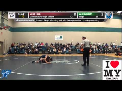 Duncalf 145lbs vs Coffee Co