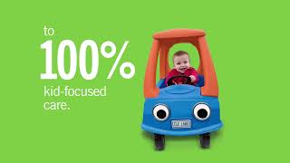 Same-day appointments. 100% kid-focused care. When can you get here?