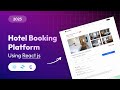 How To Make Complete Hotel Booking App Using React Js Hotel Booking React Js Project 2025