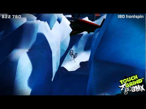 Gold Polar Ridge with Snow bike - Touchgrind BMX