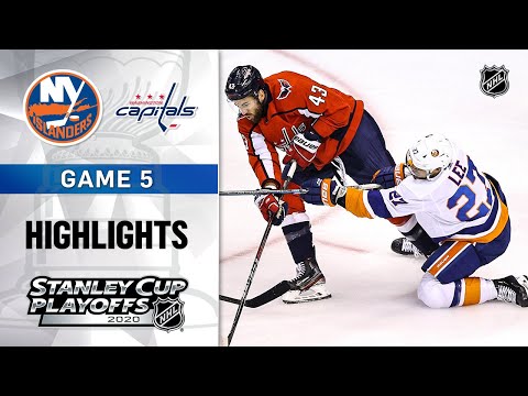 NHL Highlights | First Round, Gm5: Islanders @ Capitals - Aug. 20, 2020
