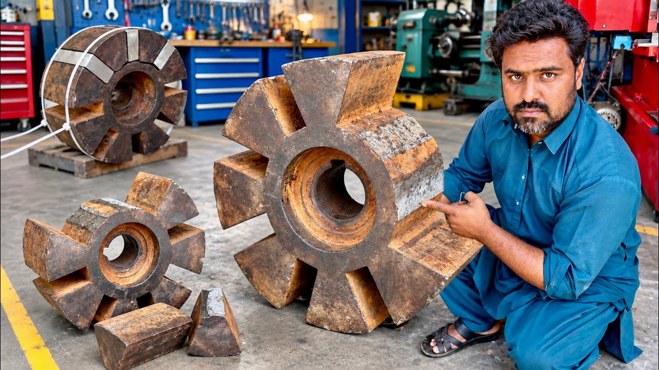 They Said This Rusted Coupling Fan Hub Was Finished — He Took It Apart and Rebuilt It! 🔧
