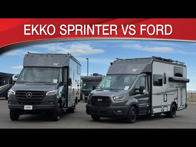 Preview image of 2025 Winnebago Ford EKKO 22A Vs 2025 Mercedes Sprinter EKKO 23B youtube video