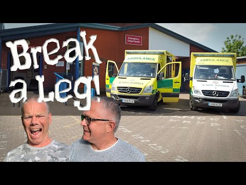 I BROKE MY LEG! Emergency Narrowboat trip to the Hospital! Ep. 104