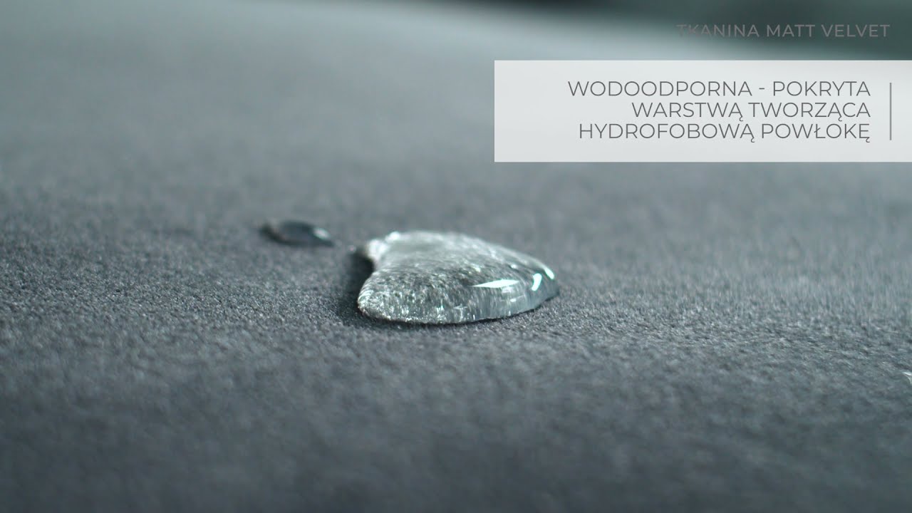 Tkanina Matt Velvet z ograniczonym wchłanianiem płynów | Meblobranie.pl