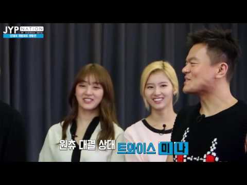 [ V APP/ENG ] JYPNATION - JYP 단체곡 개별파트 쟁탈전